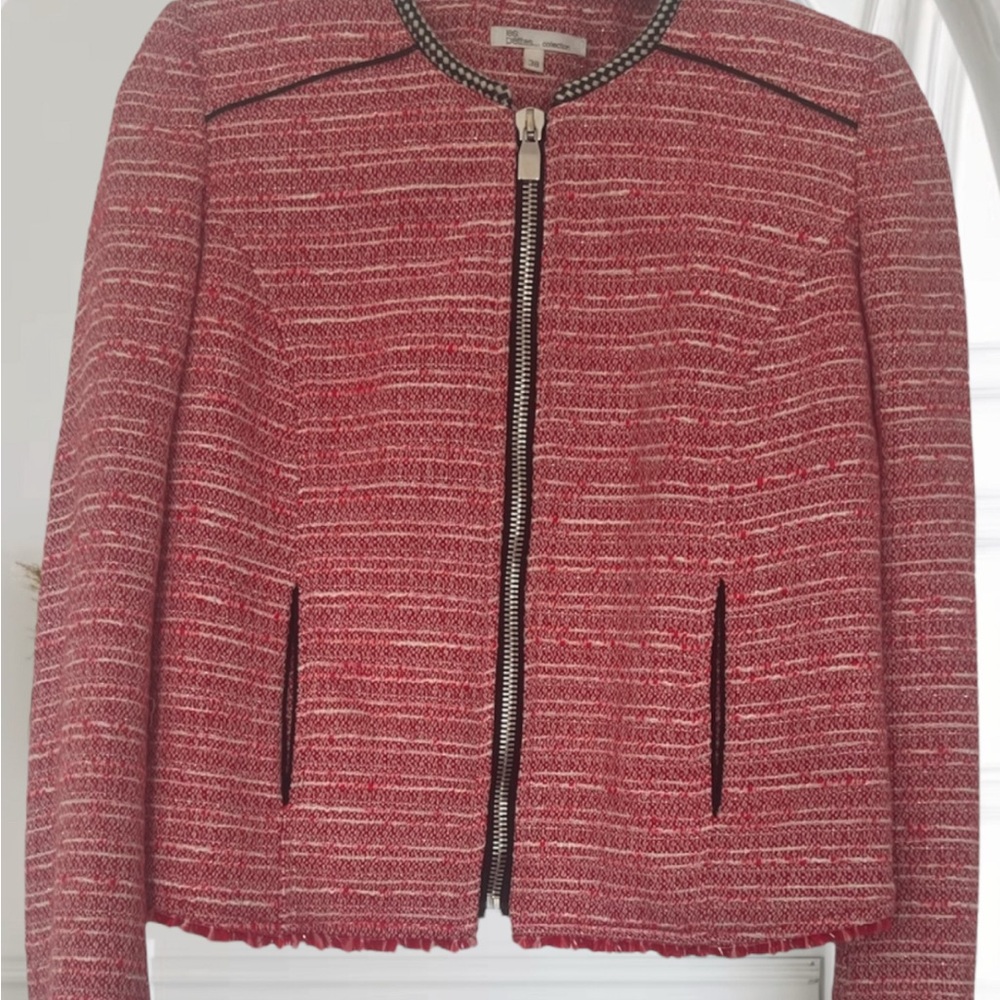 Women's Red Tweed Jacket